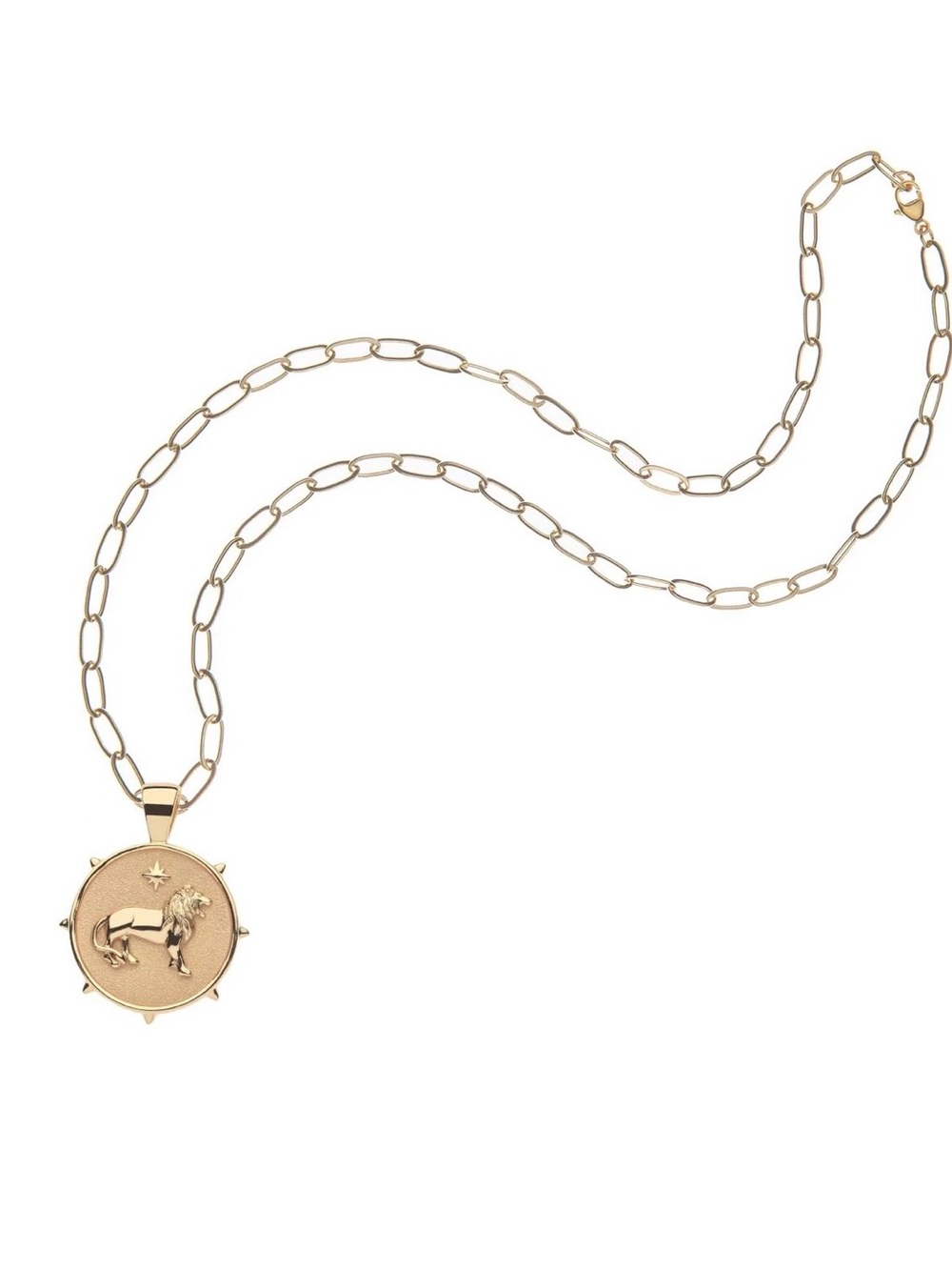 Jane Win Courage Small Pendant Coin with Chain
